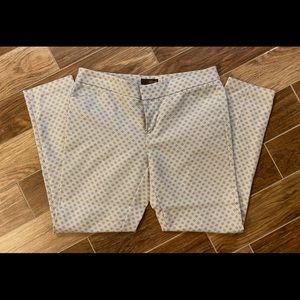 Crosby Gray/White Design Pants Size 10